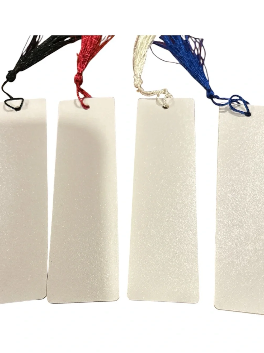 Eiffel Tower Floral, Soft, Leather Bookmark Set - Pink Blue Scenic Art